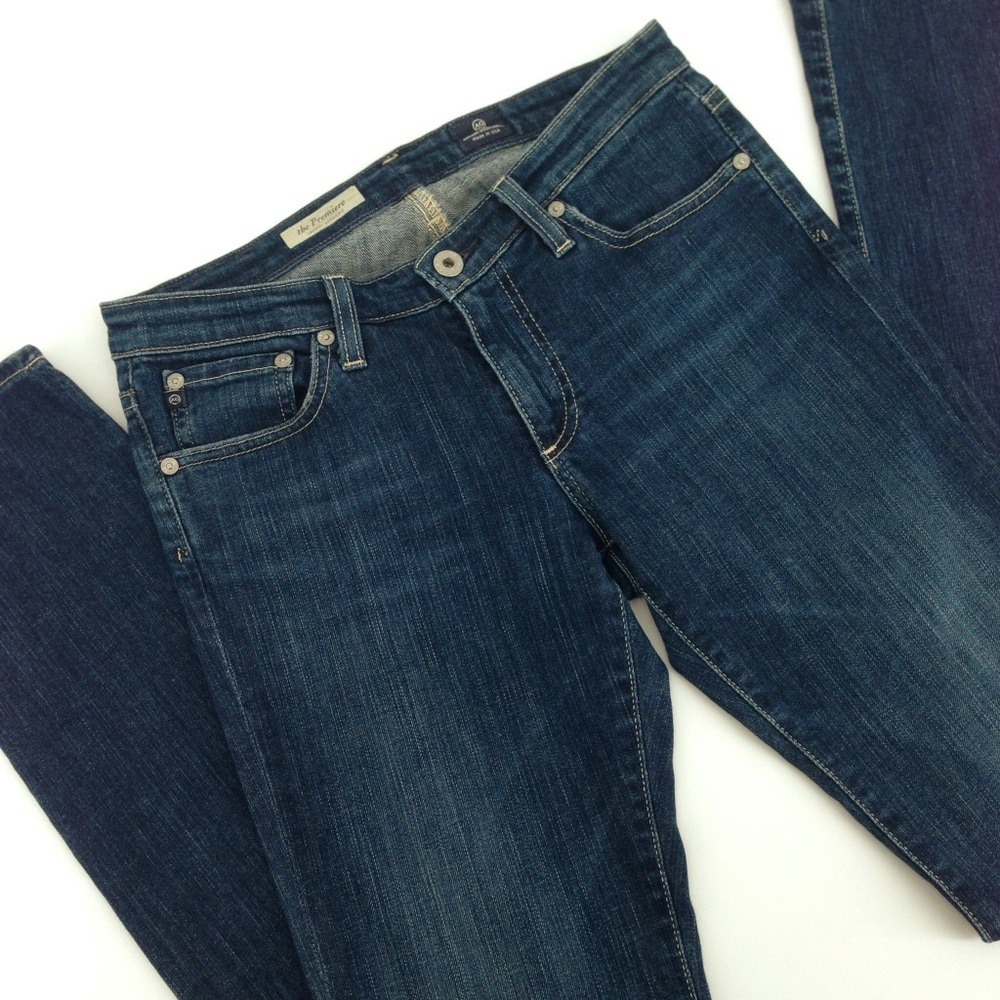 AG Premiere Skinny Straight Long Length